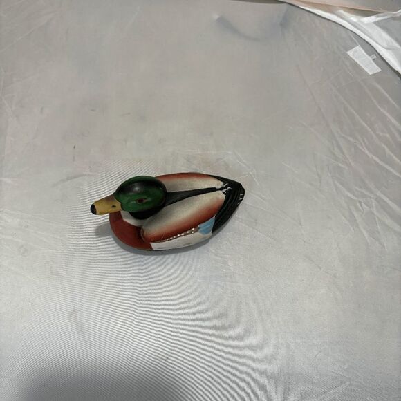 Vintage Jasco Mallard Duck Porcelain Lint Remover Brush 1980's Collectible - Picture 5 of 8